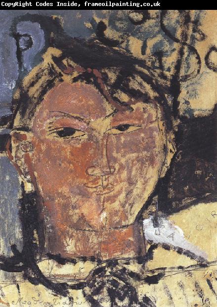 Amedeo Modigliani Portrait of Pablo Picasso (mk39)